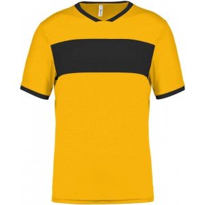 ProAct férfi műszálas póló, Sporty Yellow/Black, M