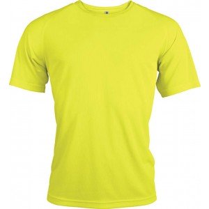 ProAct férfi sportpóló, Fluorescent Yellow, L