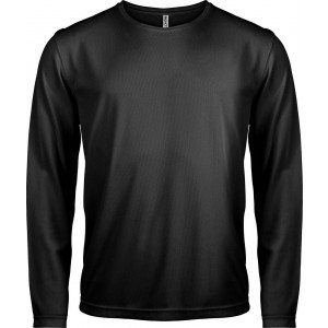 ProAct hosszúujjú férfi sportpóló, Black, M