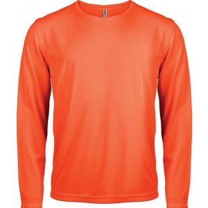 ProAct hosszúujjú férfi sportpóló, Fluorescent Orange, 2XL