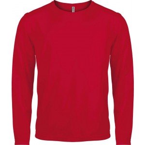 ProAct hosszúujjú férfi sportpóló, Red, XL
