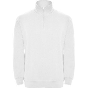 Roly Aneto negyedcipzáros pulóver, White, XL