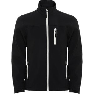 Roly Antartida gyerek softshell dzseki, Solid black, 12