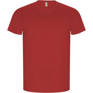 Roly Golden organikus pamut férfi póló, Red, L