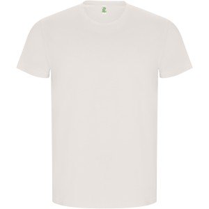 Roly Golden organikus pamut férfi póló, Vintage White, 2XL