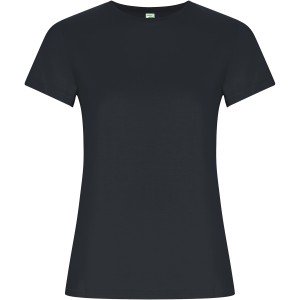 Roly Golden organikus pamut női póló, Ebony, M