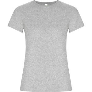 Roly Golden organikus pamut női póló, Marl Grey, XL