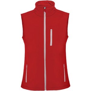 Roly Nevada uniszex softshell mellény, Red, M