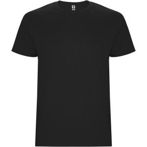 Roly Stafford férfi pamutpóló, Solid black, M