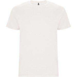 Roly Stafford gyerek pamutpóló, Vintage White, 3/4