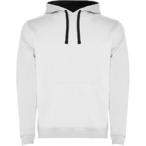 Roly Urban gyerek kapucnis pulóver, White, Navy Blue, 9/10