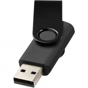 Rotate Metalic pendrive, fekete, 4GB (raktári)
