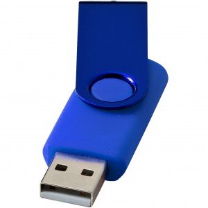 Rotate Metalic pendrive, középkék, 286C, 16GB (raktári)