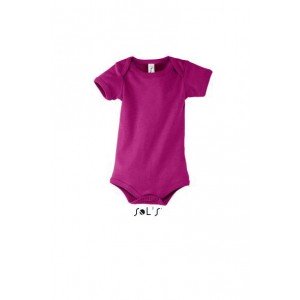 Sols Bambino baba body, Fuchsia, 12/18M
