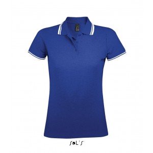Sols Pasadena női piképóló, Royal Blue/White, S