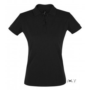 Sols Perfect női piképóló, Black, XL