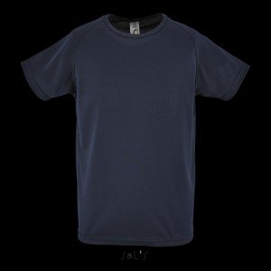 Sols raglánujjú gyerek sportpóló, French Navy, 6A