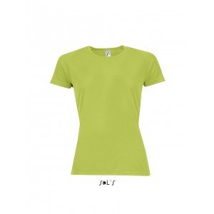 Sols Sporty raglánujjas női póló, Apple Green, 2XL