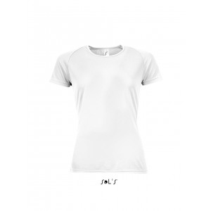 Sols Sporty raglánujjas női póló, White, XL