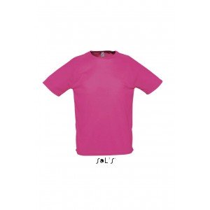 Sols Sporty raglánujjú póló, Neon Pink 2, S