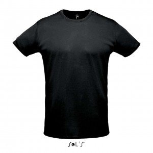 Sols uniszex sportpóló, Black, 2XL