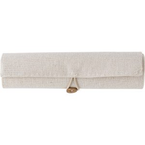 Színesceruza készlet pamut tartóban, natúr