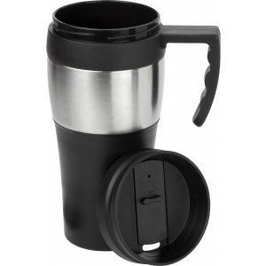 Termoszbögre, 500 ml, fekete/ezüst