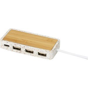 Terrazzo USB 2.0 hub, natúr